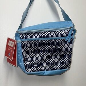 Blue Geometric Women's Bag